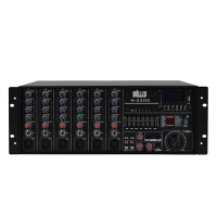 WOLLER W-2950 6Ch Rack-Mount Power Mikser Amfi